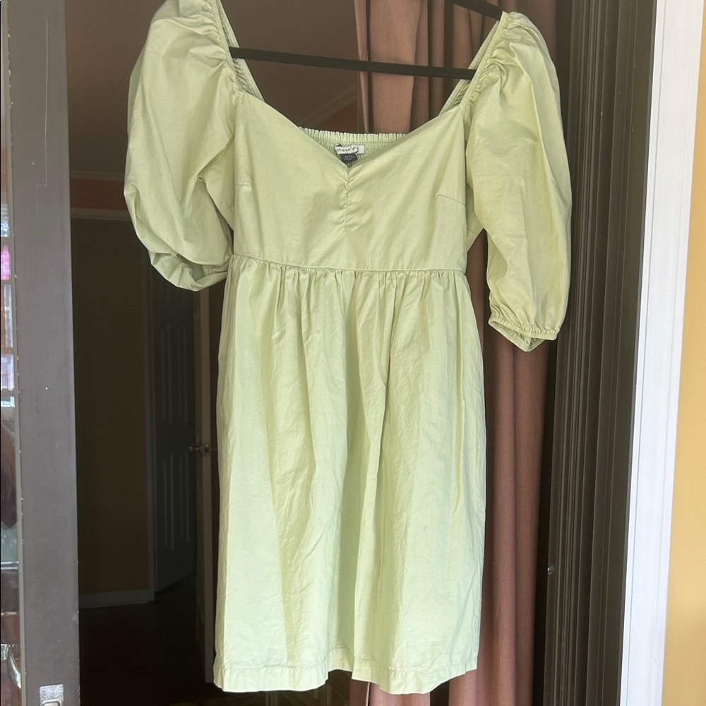 American Eagle Outfitters Light Green Midi Dress
